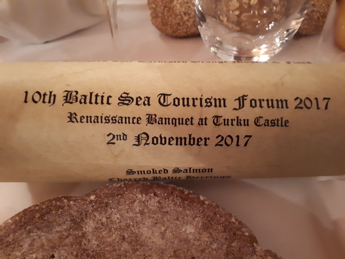 HMKuhmonen's tweet photo. Celebration of the 10th #BSTF17 in the Renaissance Banquet at Turku Castle https://t.co/NnFlOx15Yq