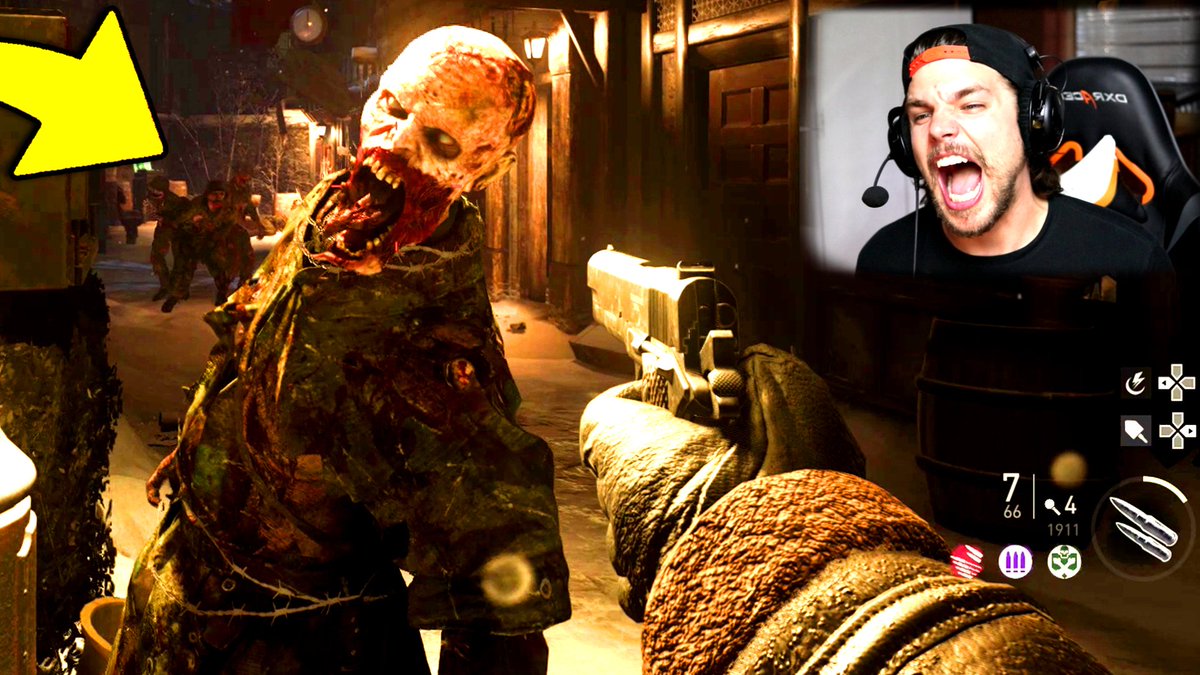 FRSkyRRoZ's tweet photo. #RT SI TU AS KIFFÉ LE NOUVEAU ZOMBIE 😘

NAZI ZOMBIES GAMEPLAY !! 
▶️ https://t.co/I9opPawDn0

#CallofdutyWW2 https://t.co/PlaWtPq7hn