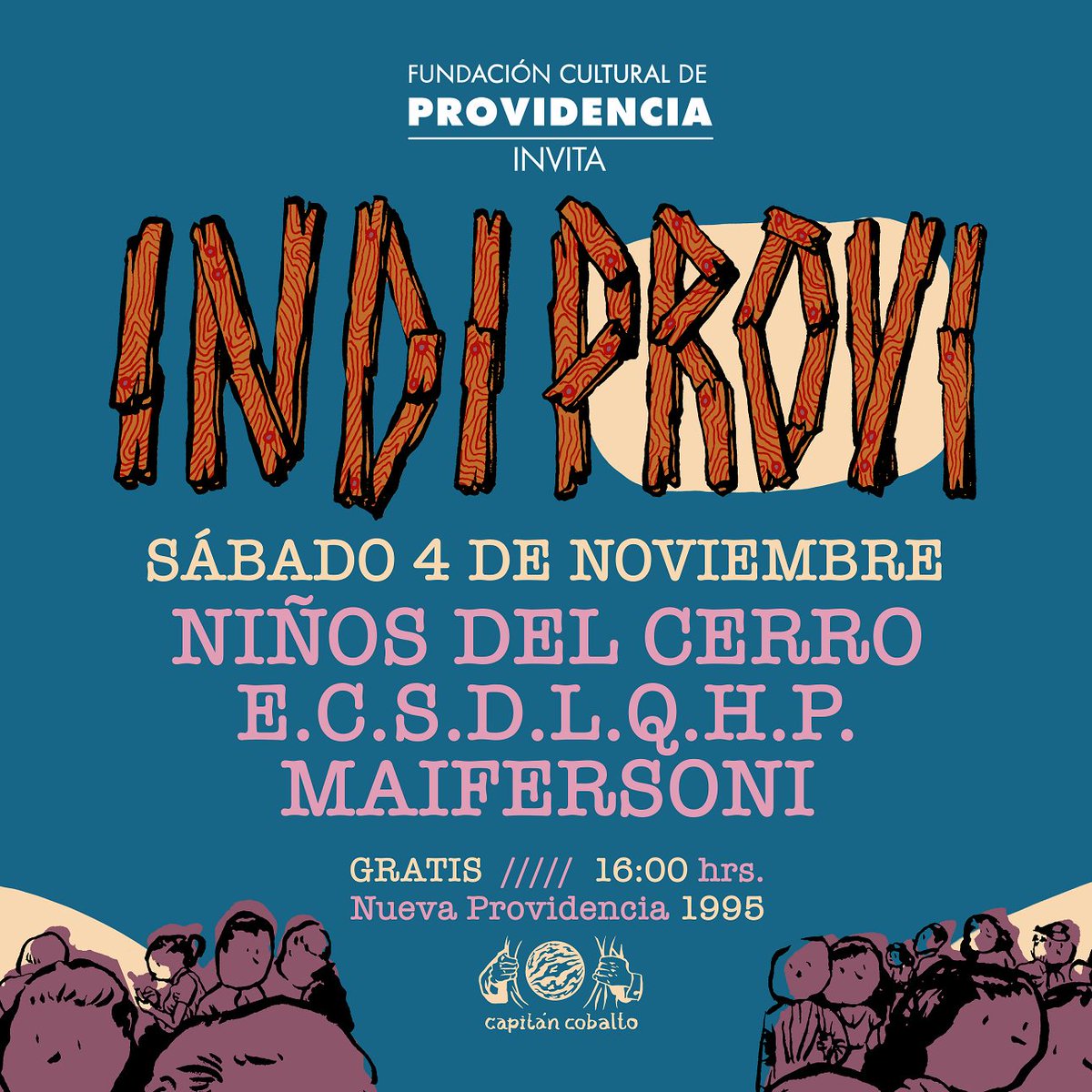 CulturaProvi's tweet photo. ÚLTIMO #INDIPROVI L@s esperamos el sábado desde las 16 hrs para vivir la última jornada del Ciclo de Música. GRATIS #ProviEventos https://t.co/yVm2h5Z0Pm