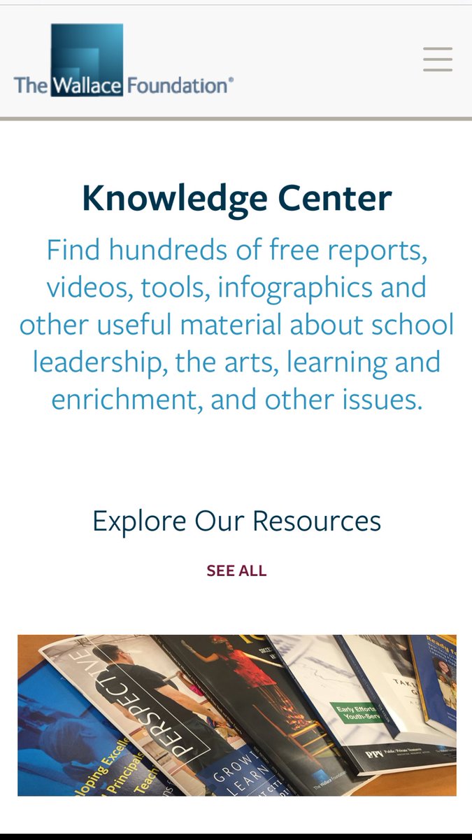 PaulPraterP3's tweet photo. @P3KyKDE Free leadership resources from the Wallace Foundation’s Knowledge Center. #P3Ky #wallacefoundation https://t.co/FkPDNgYAP9 https://t.co/GcGv2cdxNx