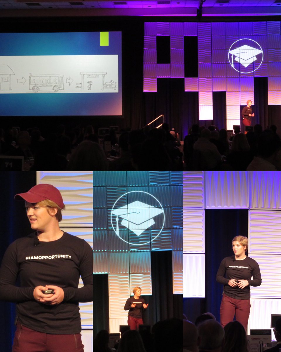 jramirez's tweet photo. Opportunity and creating/finding that #network is important to one's success. Lyn Boyd, student speaker at WSOS @OppScholarship #OpportunityTalks Breakfast @SheratonSeattle. #iamopportunity  #scholar #grateful #seattle @icandistudios #GoHuskies https://t.co/ve7iPfKONl