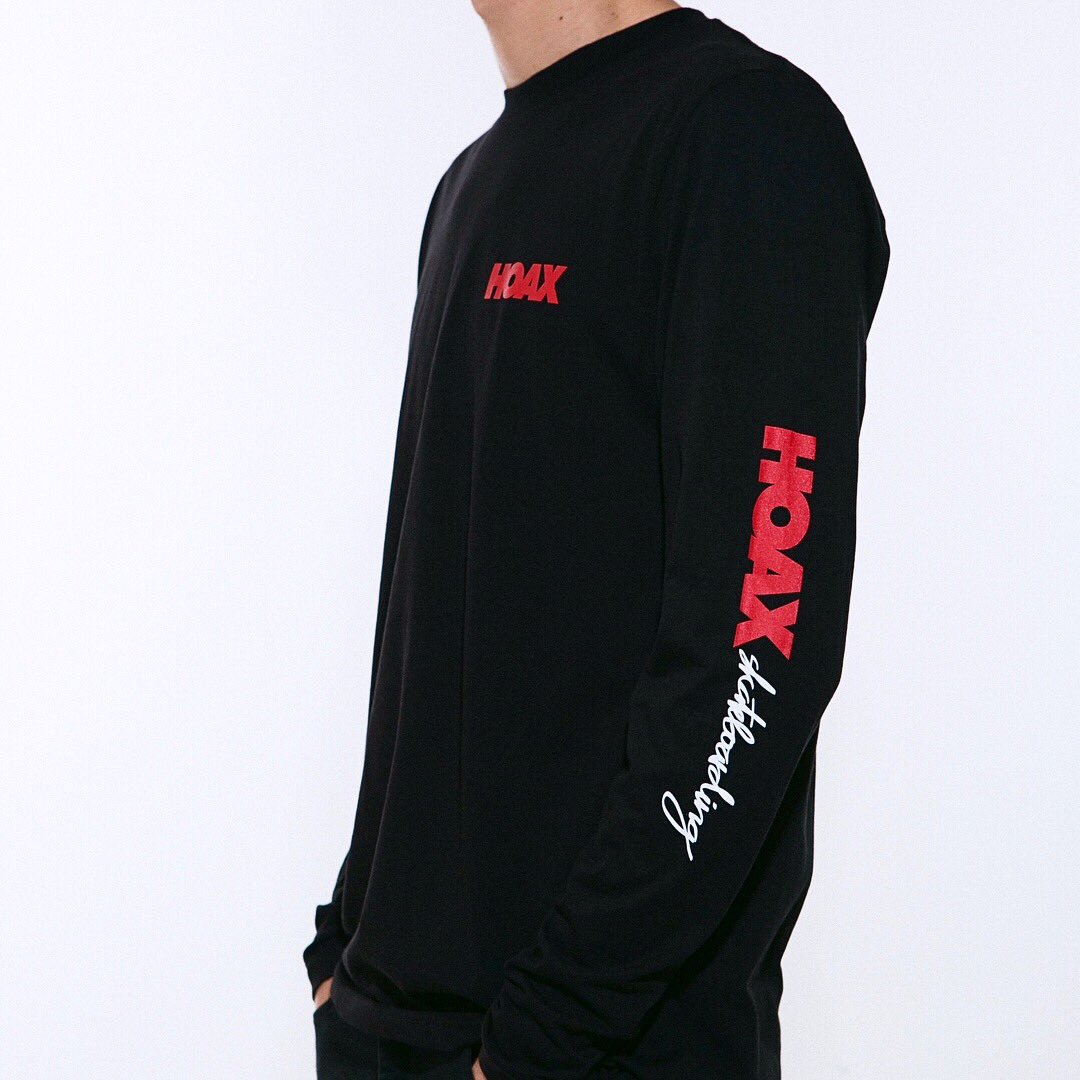 hoax1994's tweet photo. Grab your Jeffreys long sleeve tee at https://t.co/9E247Obcgf, sign up for our newsletter and get 10% off your next order! #SurfSkateCreate https://t.co/B9DEUhJDlL
