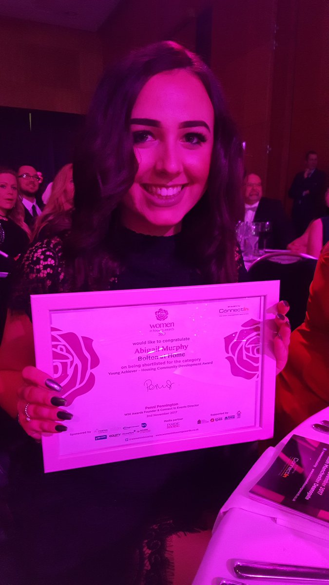 Dawn_boltoncvs's tweet photo. Fingers crossed for our very own @boltonathome Young Achiever @abbiemurphy_bah @Womeninhousing #wih17 !! https://t.co/hh1EwsXEqz