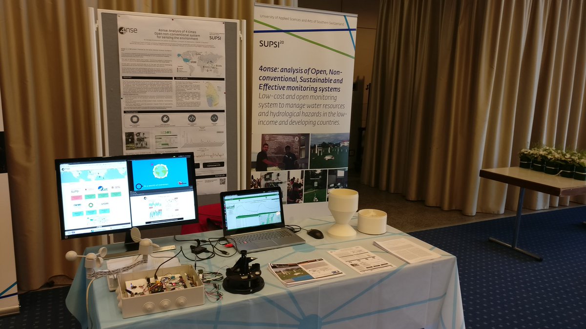 Success of #4onse #r4d project at innovation forum in Lugano #ssif17 <a href="/ict4water_eu/">ict4water_eu</a> <a href="/GFDRR/">GFDRR</a> <a href="/snsf_ch/">Swiss National Science Foundation</a> <a href="/IWMI_/">IWMI</a> <a href="/r4d_programme/">(SO)r4d programme</a> thanks <a href="/supsi_ch/">SUPSI</a>
