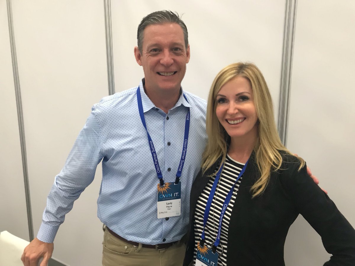 sludwig8's tweet photo. Productive partner summit!  Thank you @lpaynecisco for your partnership!  #CiscoPS17 https://t.co/PYwGIG2oIA