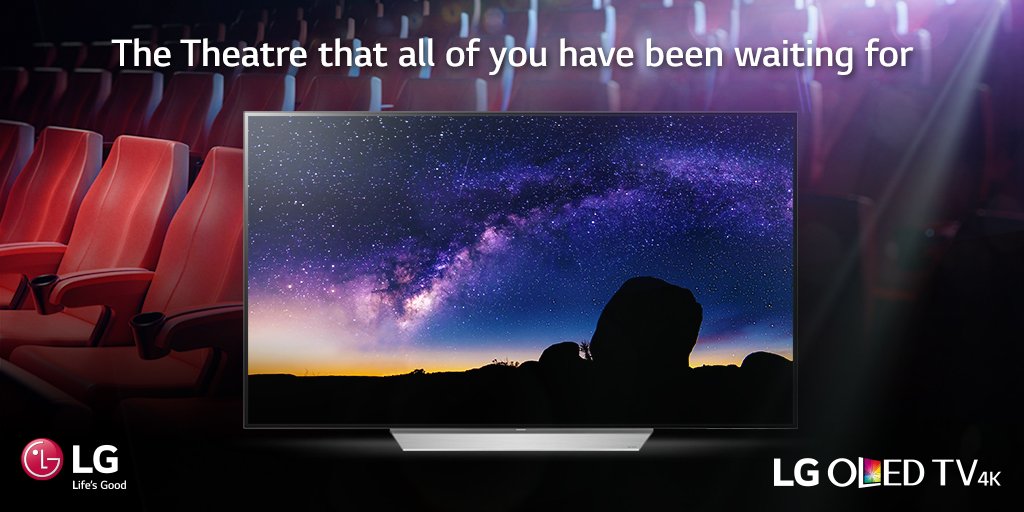 LGeSaudi's tweet photo. A unique theater experience is waiting for you with LG TVs and the big sales at eXtra stores, visit them today
#LG #LGTV #LGC7 #eXtra #sales https://t.co/kT6Gvw0ZuT