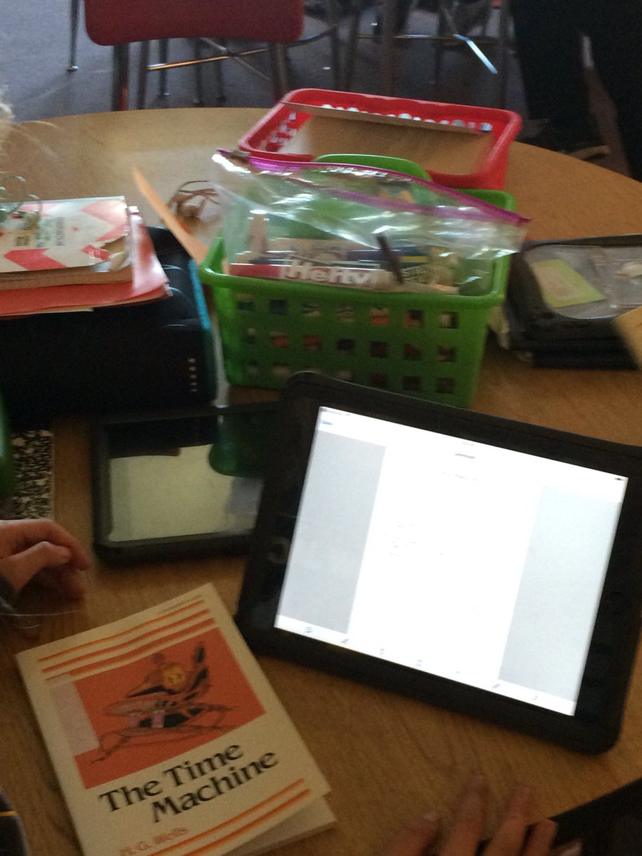 MrsLeakTeaches's tweet photo. Yesterday Ss selected books. Today they created their reading plan! #litgroups #collaboration #studentchoice #buzzon #jacketpride https://t.co/E6i6W1uVlm