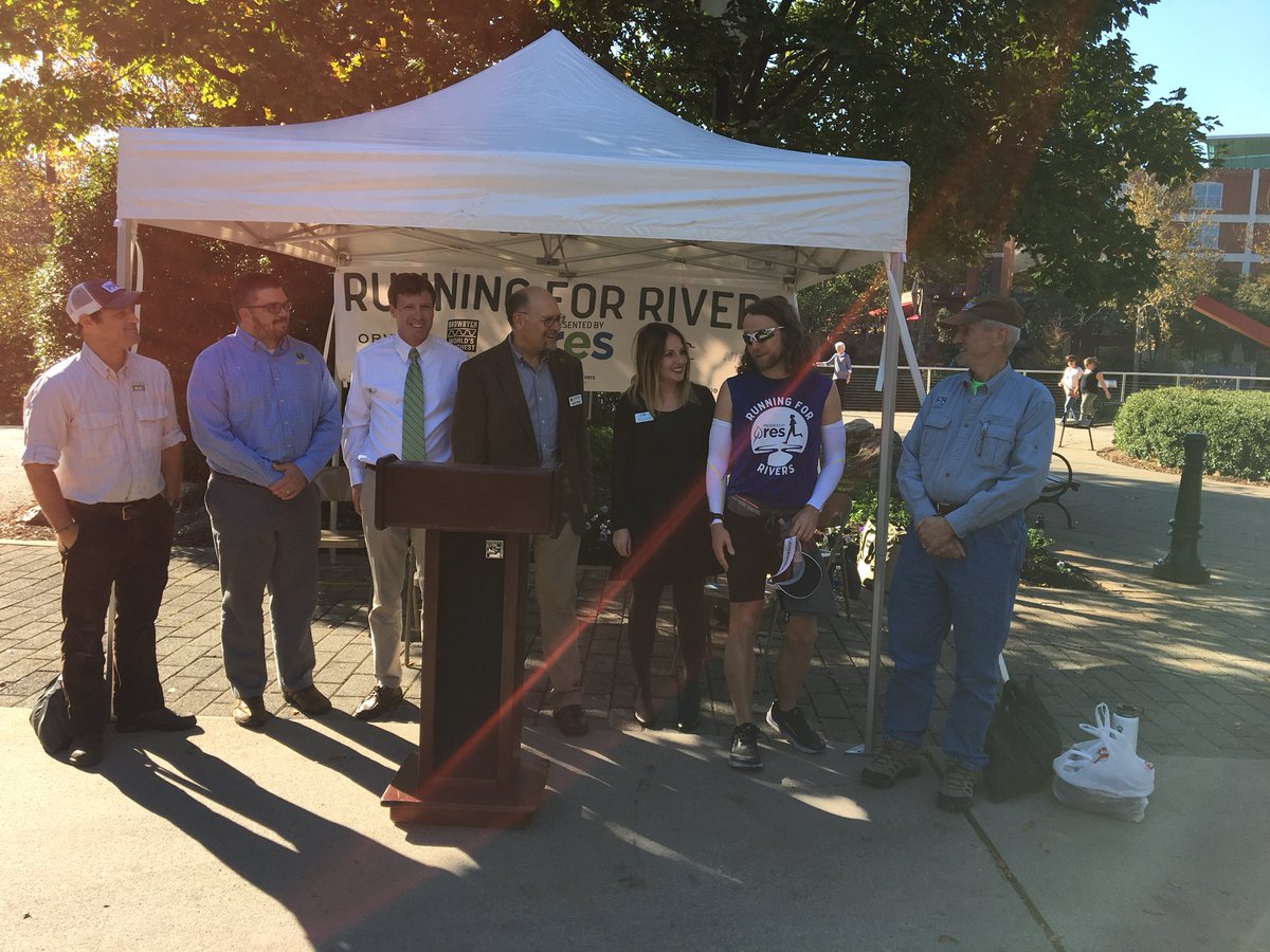 RunForRivers's tweet image. The Wildman has arrived in @CityGreenville! #RunningForRivers