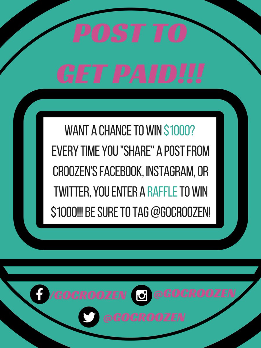 jpcippy3's tweet photo. Want a chance to win $1000!? All you have to do is "Post to Get Paid" with @gocroozen ! #MichiganSt #Spartans #rideshare #carpool #Croozen https://t.co/31plrqO30T