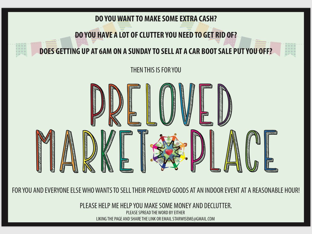 StarwiseMeUk's tweet photo. #miltonkeynes #makesomemoney #carboot #jumblesale #Prelovedmarketplace https://t.co/tBVUBfpolF