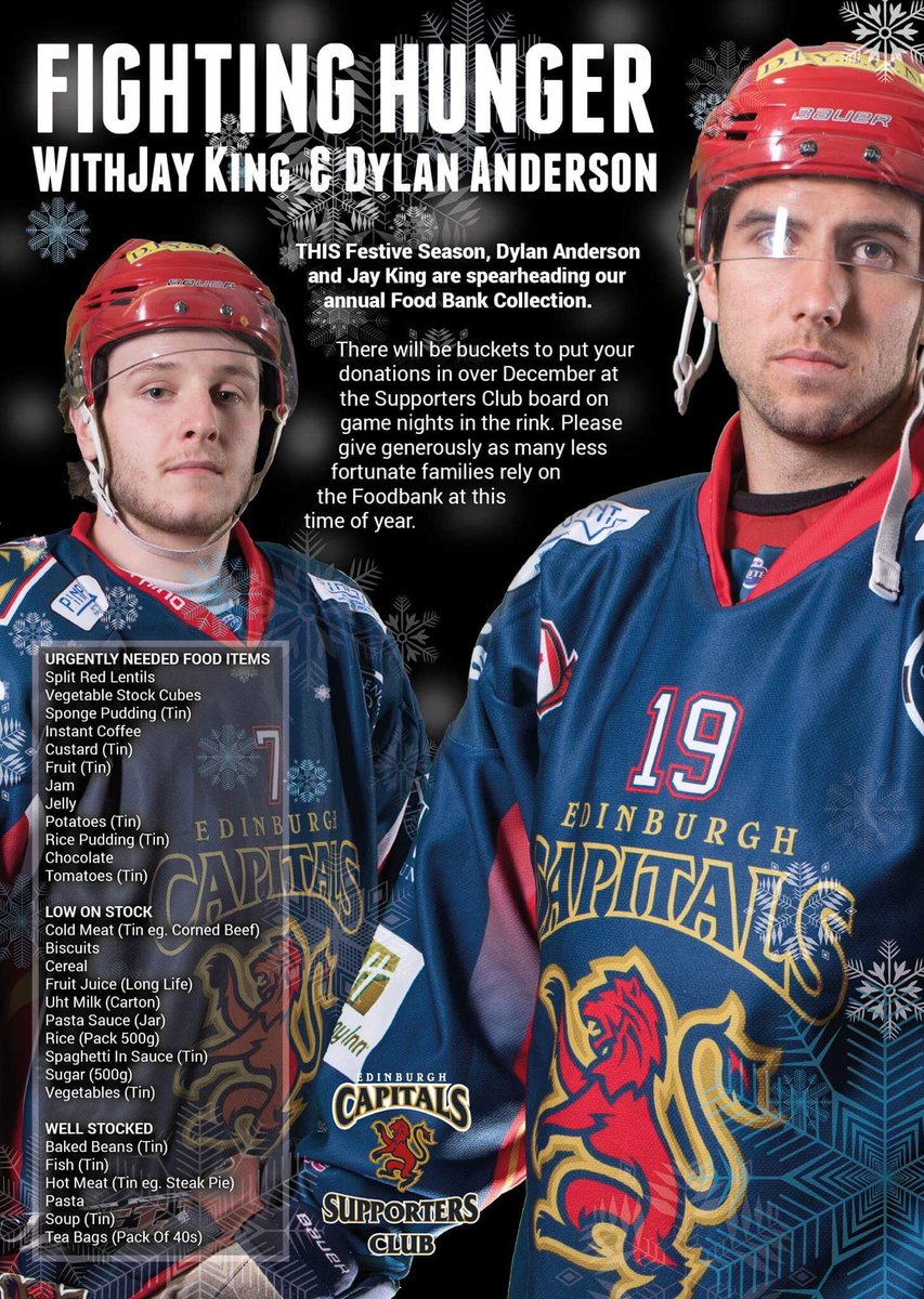 This week we’re launching our annual Foodbank Drive with <a href="/DyltheThrill12/">Dylan Anderson</a> and @jay7king
Buckets will be available at the next few home games