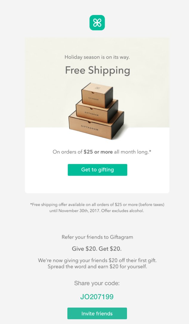 Get a $20 Free Credit and Free Shipping on $25+ to Send #Gifts to Anyone (including yourself). - maximizingmoney.com/shopping/gifta… <a href="/Giftagram/">Giftagram</a>