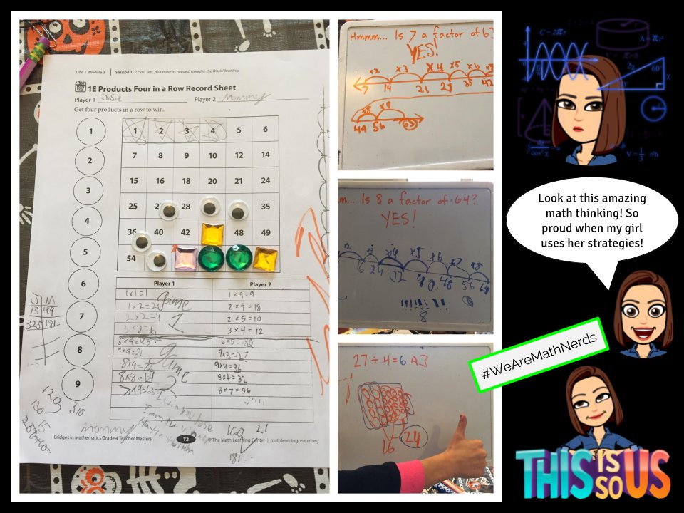 rachelmarker's tweet photo. #GratitudeSnaps Day 1. A sick Gr4 kiddo at home means #WeDoMath! Proud of my girls' strategies & thinking. #iteachmath #BSD7chat #LOlearns https://t.co/pGaaHNgTaz