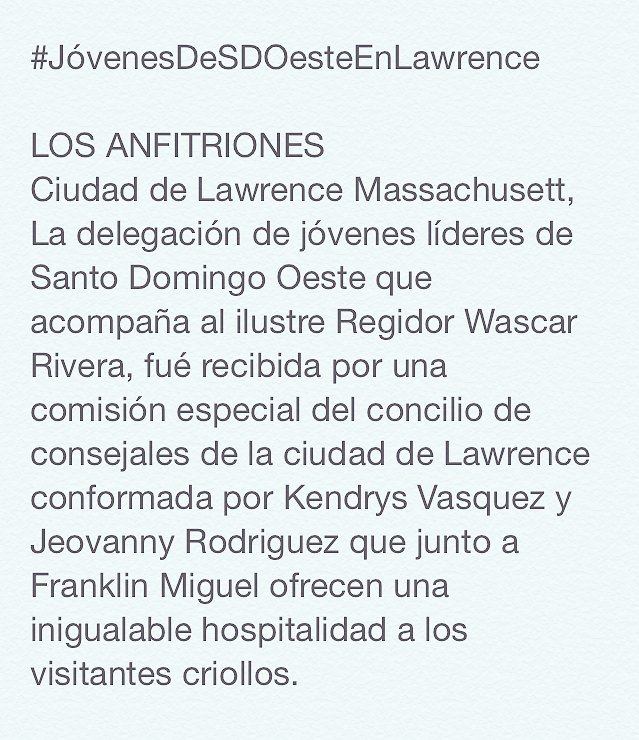 GeorgeMonteroRD's tweet photo. #JóvenesDeSDOesteEnLawrence los anfitriones de inigualable calidad son @KendrysVasquez1 @Jeorod y @FMiguel809 https://t.co/D5XPdrOuVJ