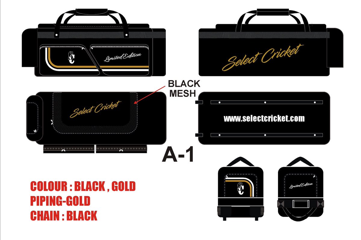 SelectCricket's tweet photo. A simply stunning mid range wheelie bag for 2018, to match the rest of the Limited Edition range.
More details to follow soon #selectcricket https://t.co/sJtpkKzlZ1