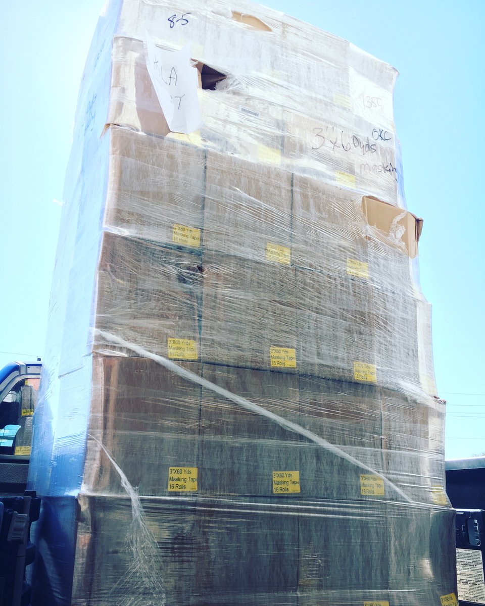 What 1,600 rolls of tape looks like...#screenprinting #stockingup #onaroll