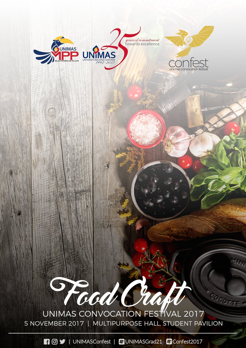 confest_2019's tweet photo. *UNIMAS FOODCRAFT*

I love food. You love food. We all love food ���. Check out our FB &amp; IG for more info. 

#Confest2017 
#TokBokNya https://t.co/yBa3RGjL6H
