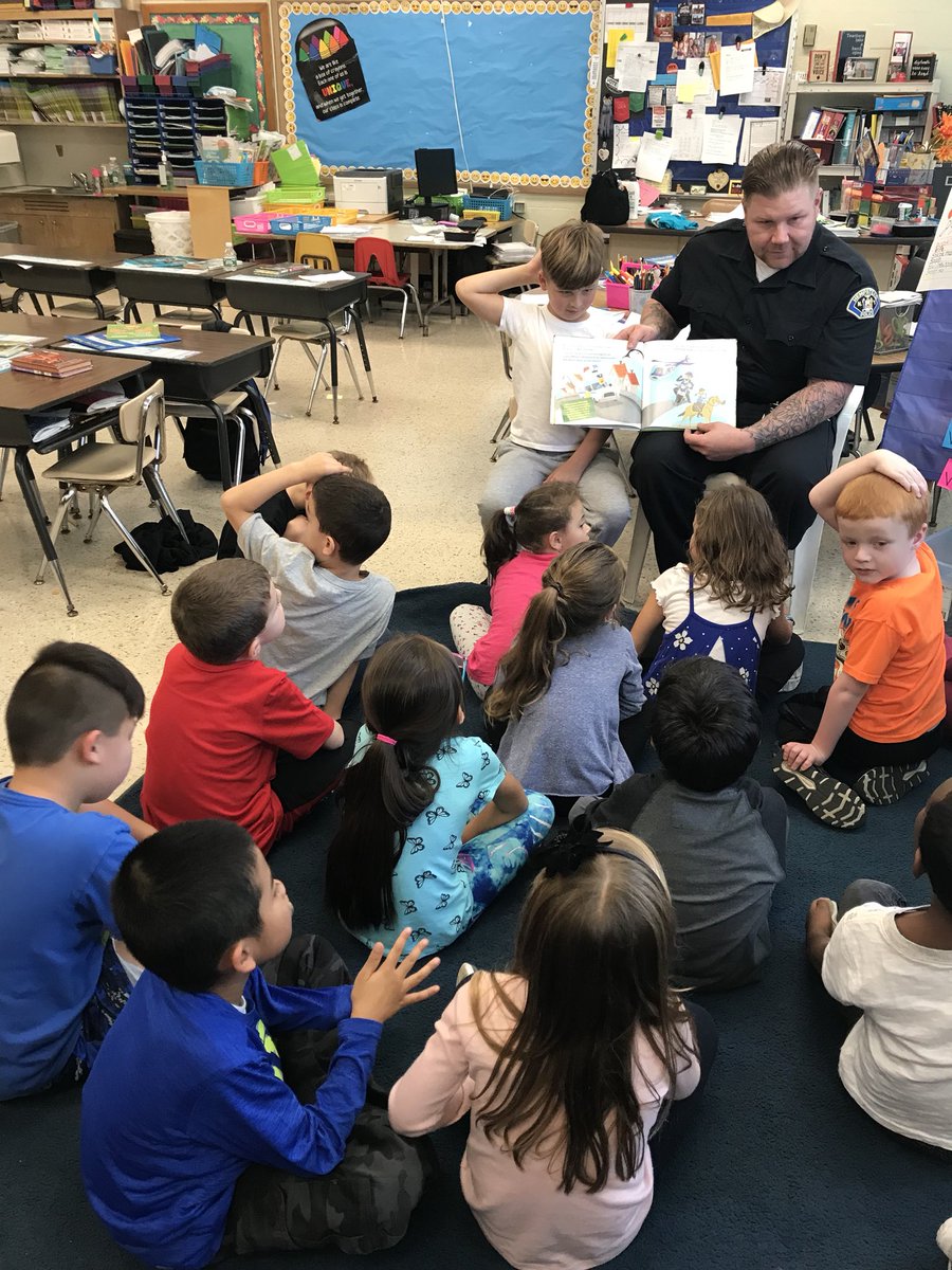 Thank you Mr.Frank for visiting and teaching us about the job of a police officer! We learned so much!