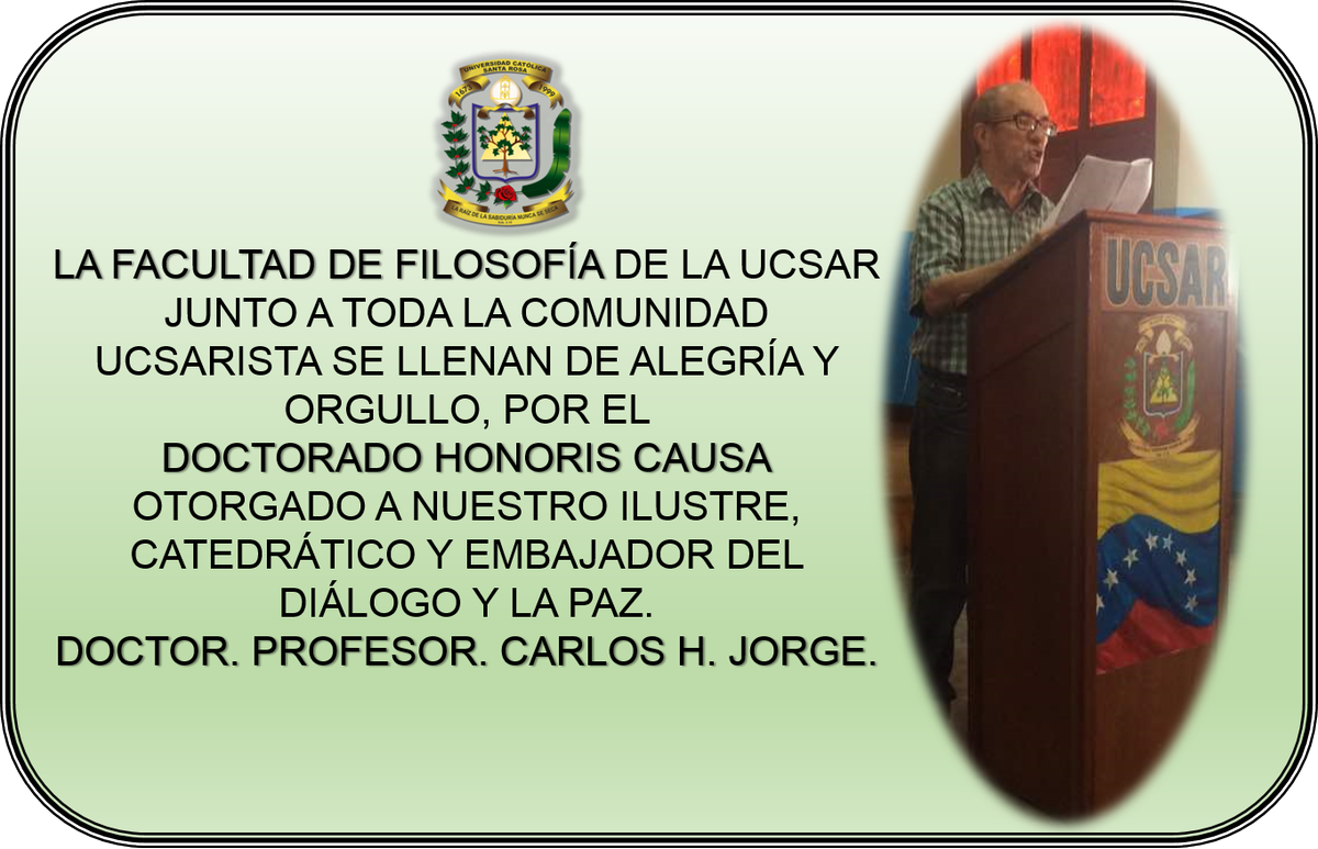 UCSAR_FILOSOFIA's tweet image. El acto oficial será el viernes 3 de noviembre del presente año, en el auditorio del Colegio María Auxiliadora de Altamira.