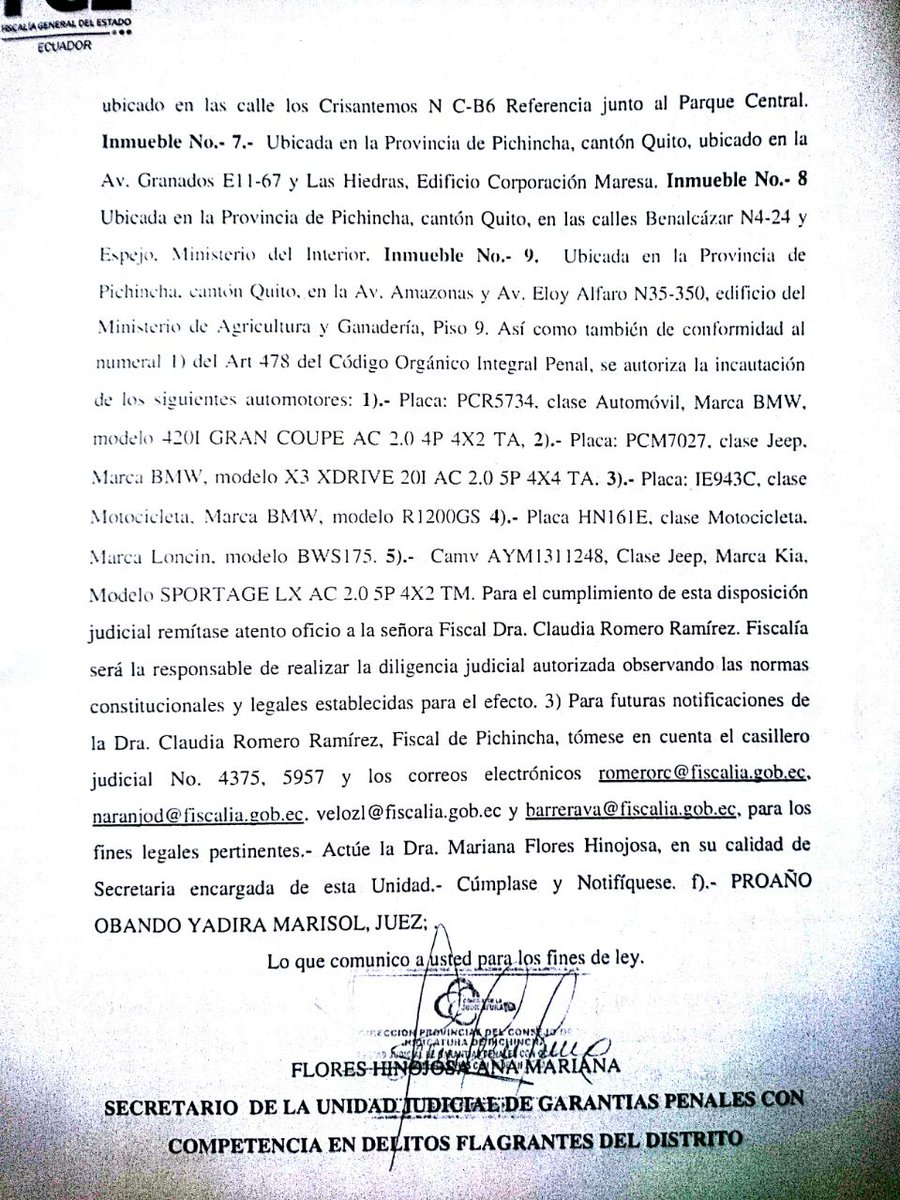 CanoaMojada's tweet photo. @CJudicaturaEc estableció que @FiscaliaEcuador no determinó temporalidad de presente asociación ilícita
Cc
@teleamazonasec @DiarioExtraEc https://t.co/T6yFkuGPD8