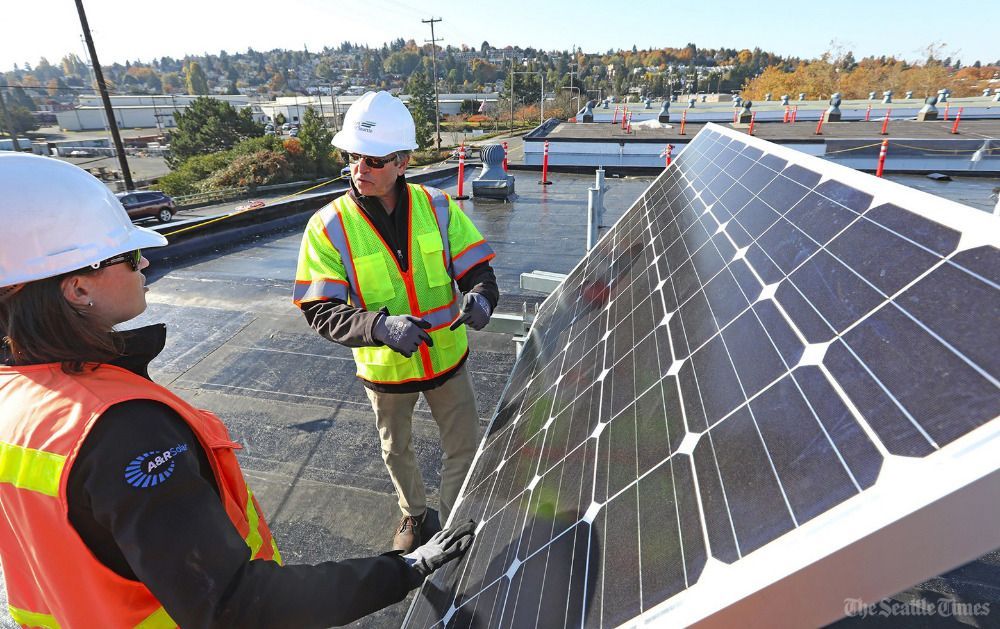 seattletimes's tweet image. Port of Seattle takes steps to boost its green credentials with solar panels, policies. st.news/2zqknk7