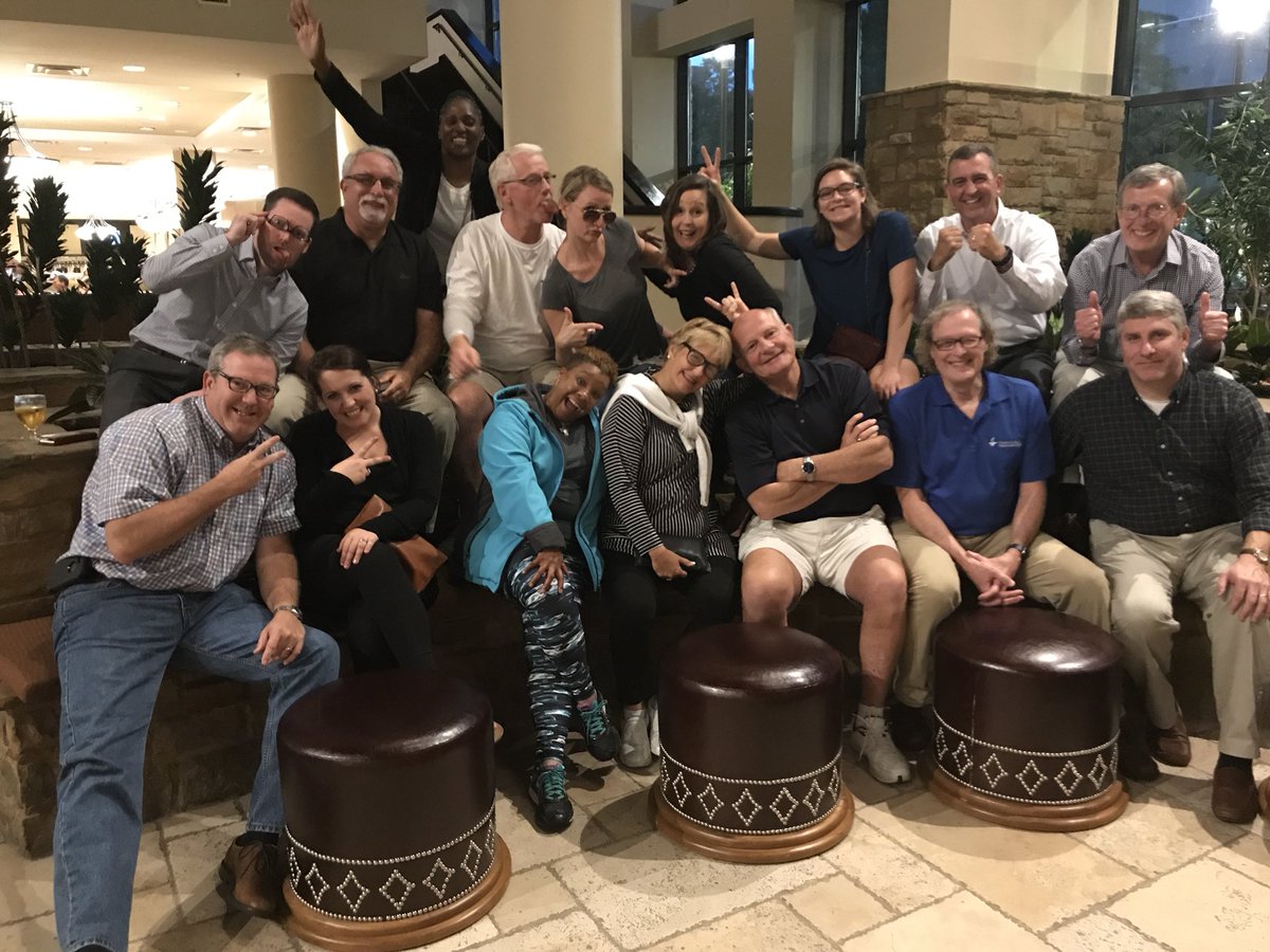 Petitrn's tweet photo. #Alamance_County Leaders and #ARMC learning from San Antonia how to care for our mentally ill. #community, #Cone Health, #Fun, #ProudCNO_VP https://t.co/tFkwTamrmI