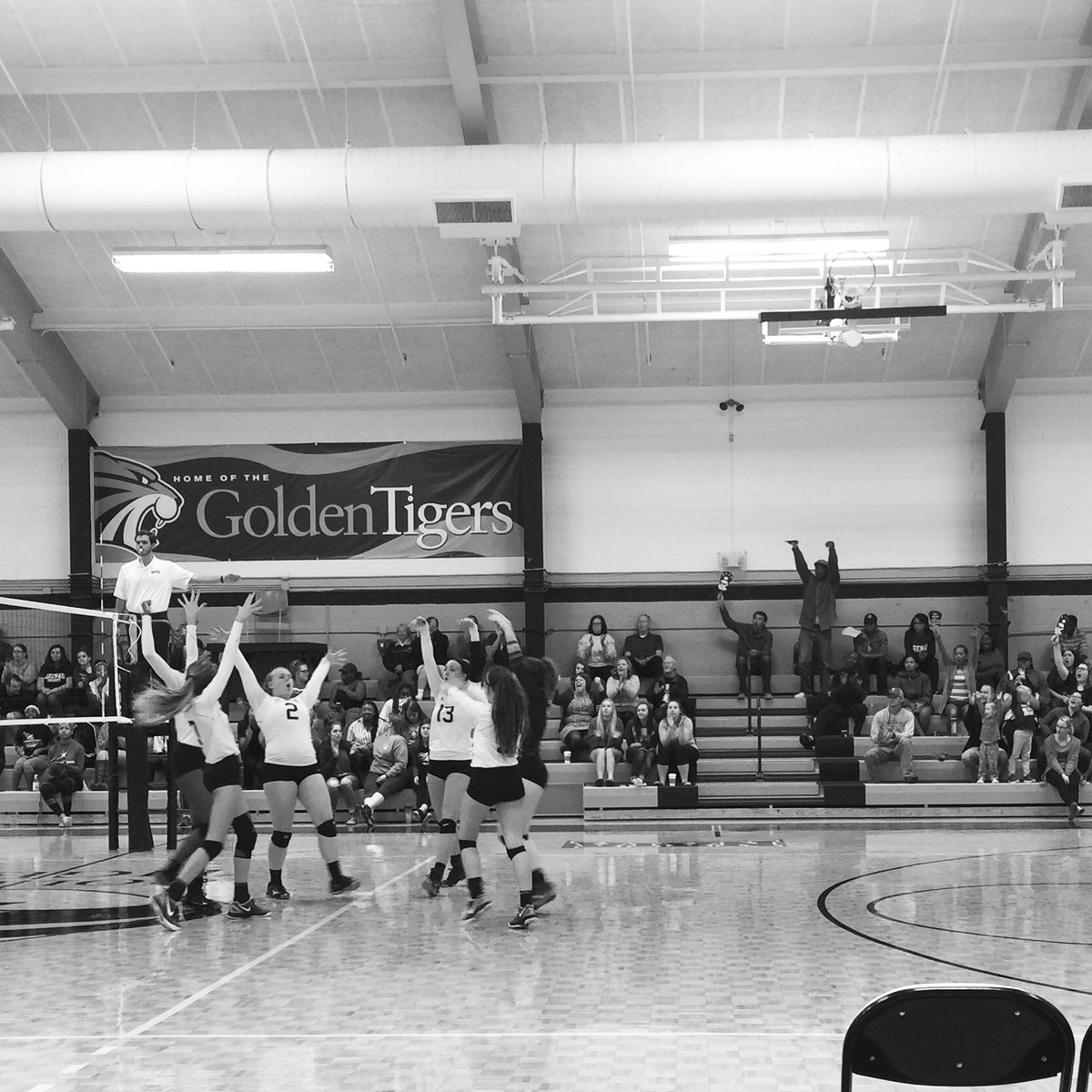 Tonight was a 5th set nail biter!  A loss but we are peaking at the right time! Heading to conference next week! Thank you to the fans!!!!