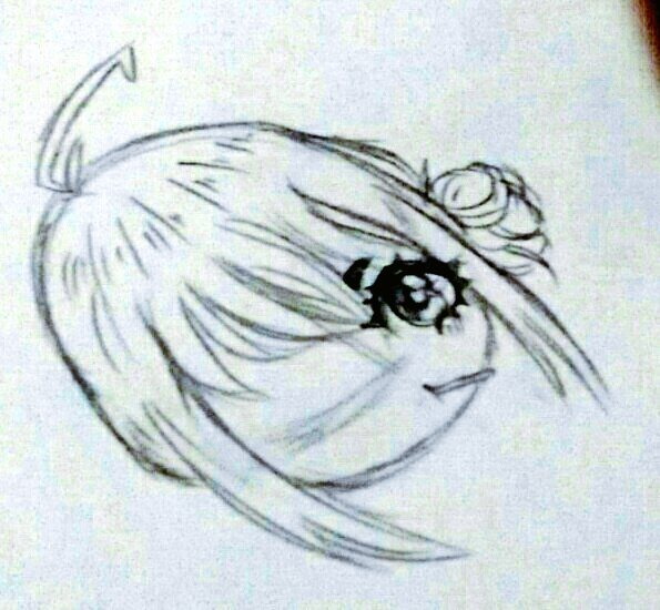 Waifufufufu's tweet photo. Tengo miedo de dibujar el otro ojo. https://t.co/kpH6k2i9MD