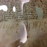 MaryQueenofScts's tweet photo. A document signed by Mary and King Henry(better known as Lord Darnley). The document is asking the burgesses of Haddington to remain at home https://t.co/j12BxM0E3X
