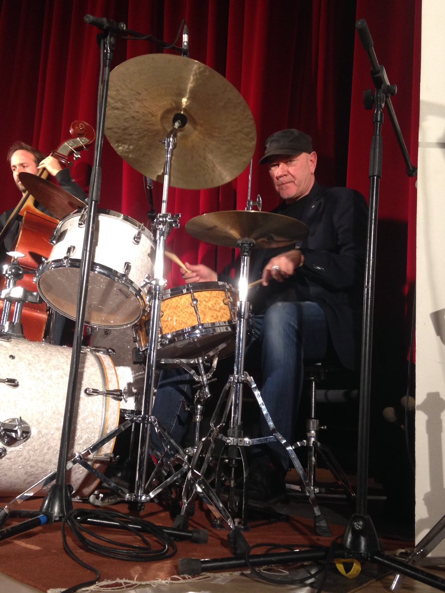 Il grandissimo batterista italiano #RobertoGatto per #palermojazzfestival #eventiPA <a href="/ComunePalermo/">Comune di Palermo</a> 😎🥁