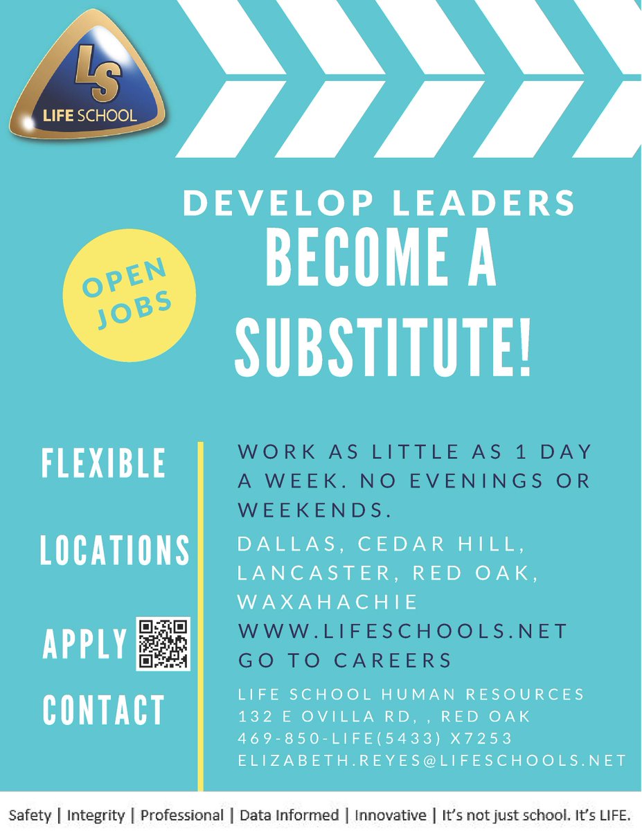life_careers's tweet photo. Become a sub @lifeschools today! https://t.co/OwomkYHnhP