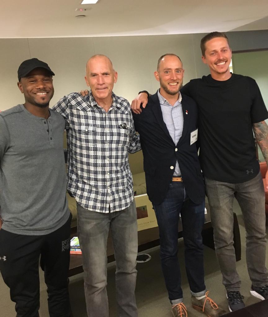 RodaleComms's tweet image. Thanks to @BartYasso, @worldmattworld, &amp;amp; @ResidentRunners for an awesome luncheon panel at the @RunnersWorld Shoe Summit! #rwrunstheworld