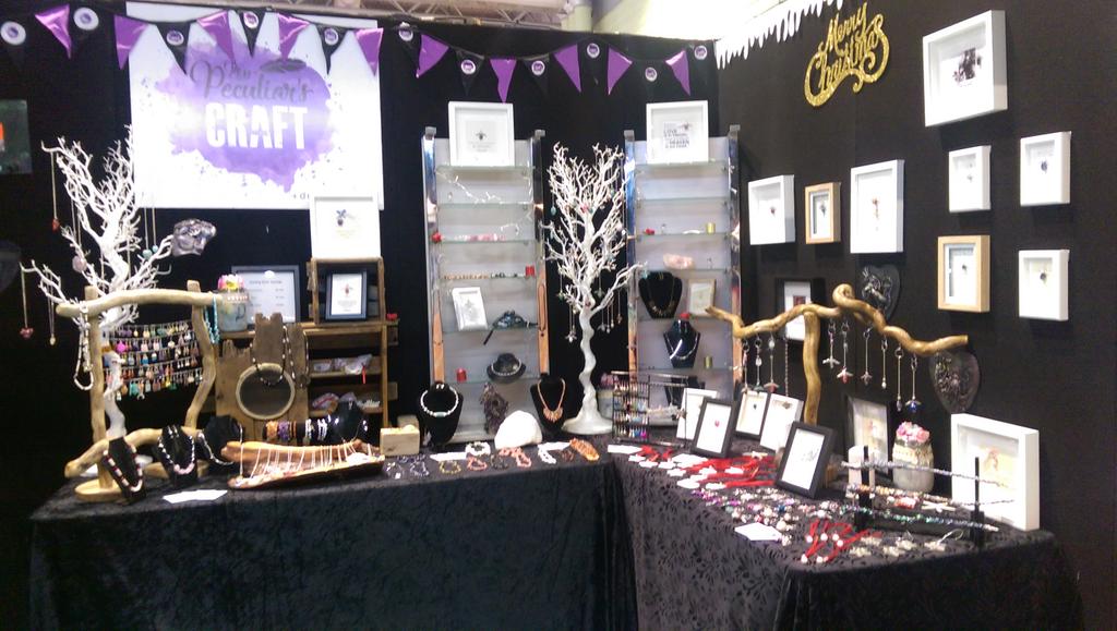 Miss_Peculiars's tweet photo. What a fantastic 1st day #demonstrating &amp; #exhibiting  @ #StitchSewHobby @thecraftshows, looking forward to day 2 #Xmas #creative #villiage https://t.co/pPLapujDUJ