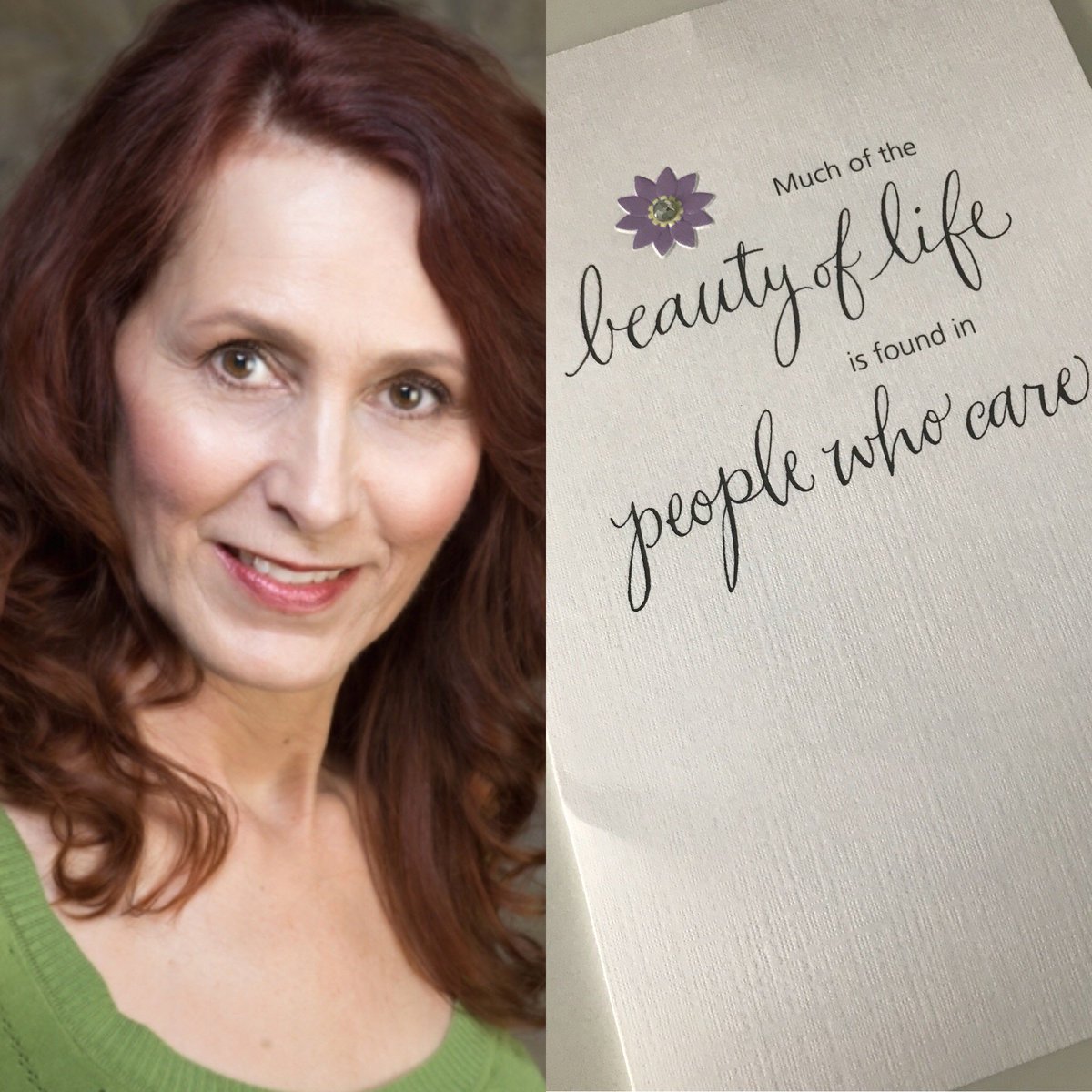 Eat_Sleep_Act's tweet photo. Congrats to #EatSleepAct'or Cheryl Gensiorek for her feature film booking!! So proud of you AND your card and gift made my day!! โค๏ธ #success https://t.co/Ckjjj0Kz1M
