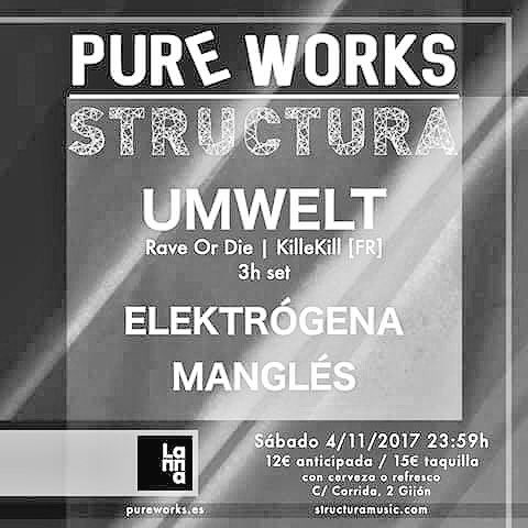 LannaClub's tweet photo. Este sábado @PUREW0RKS y #Structura se unen para traer a Umwelt @LannaClub https://t.co/pX7QI0Mw86