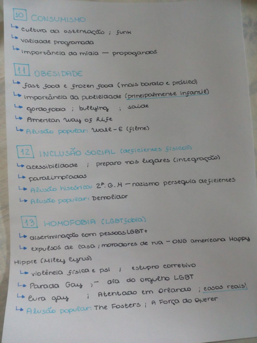 luliherdeadpetz's tweet photo. possíveis temas e o que você pode usar na sua redação (pra você não passar nervoso sem saber nada) https://t.co/rpIdJogc0O