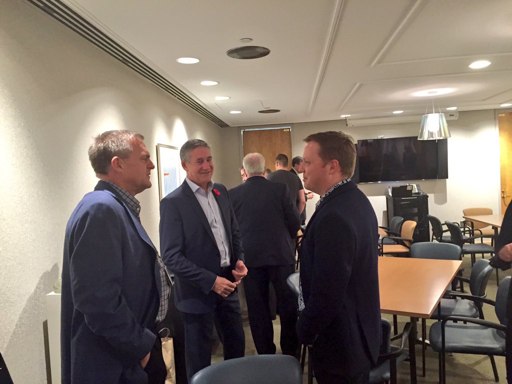 Talking Hartt shoes in #Boston w <a href="/AndrewBedford/">Andrew Bedford</a> @mikeobrien_fton <a href="/CGAlward/">David Alward</a> #export @IgniteFredNB #ExportIgniter