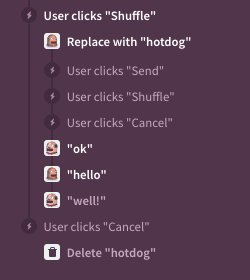 walkiebotco's tweet photo. @estrada_joseph @Veronica @joshuakarjala Right now you can't add it to the "top", you can add it under, in this example a message would be added under hello but above well https://t.co/penbae7AGI
