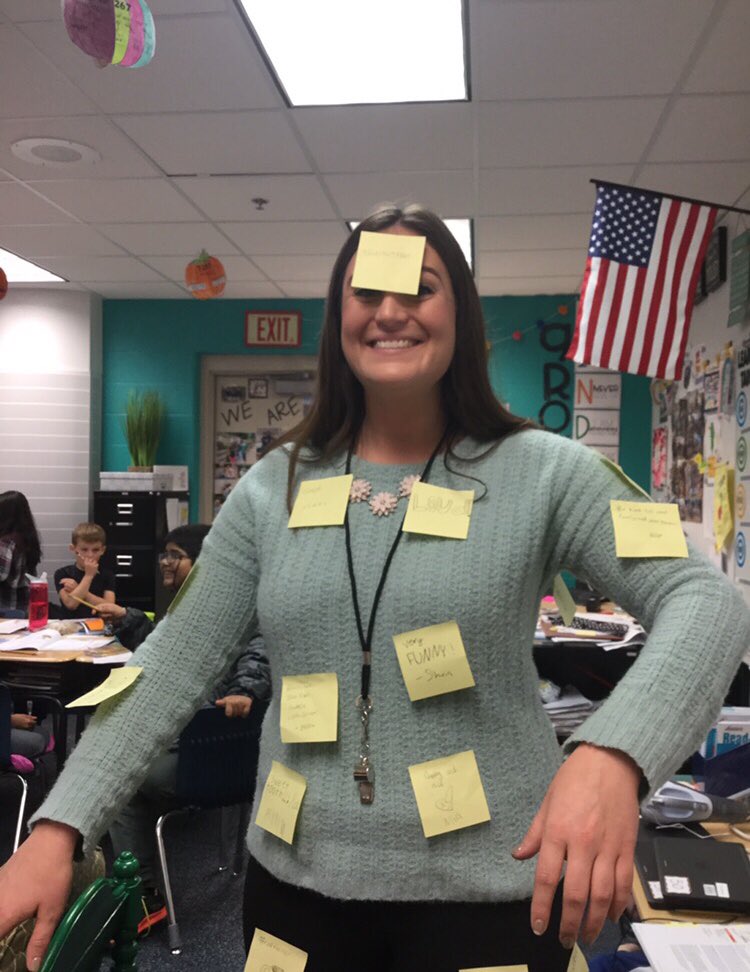 OTEHarmeyer's tweet photo. Learning about character traits in reading today! #oteconnect @OTECougars https://t.co/YXeckyUnXO