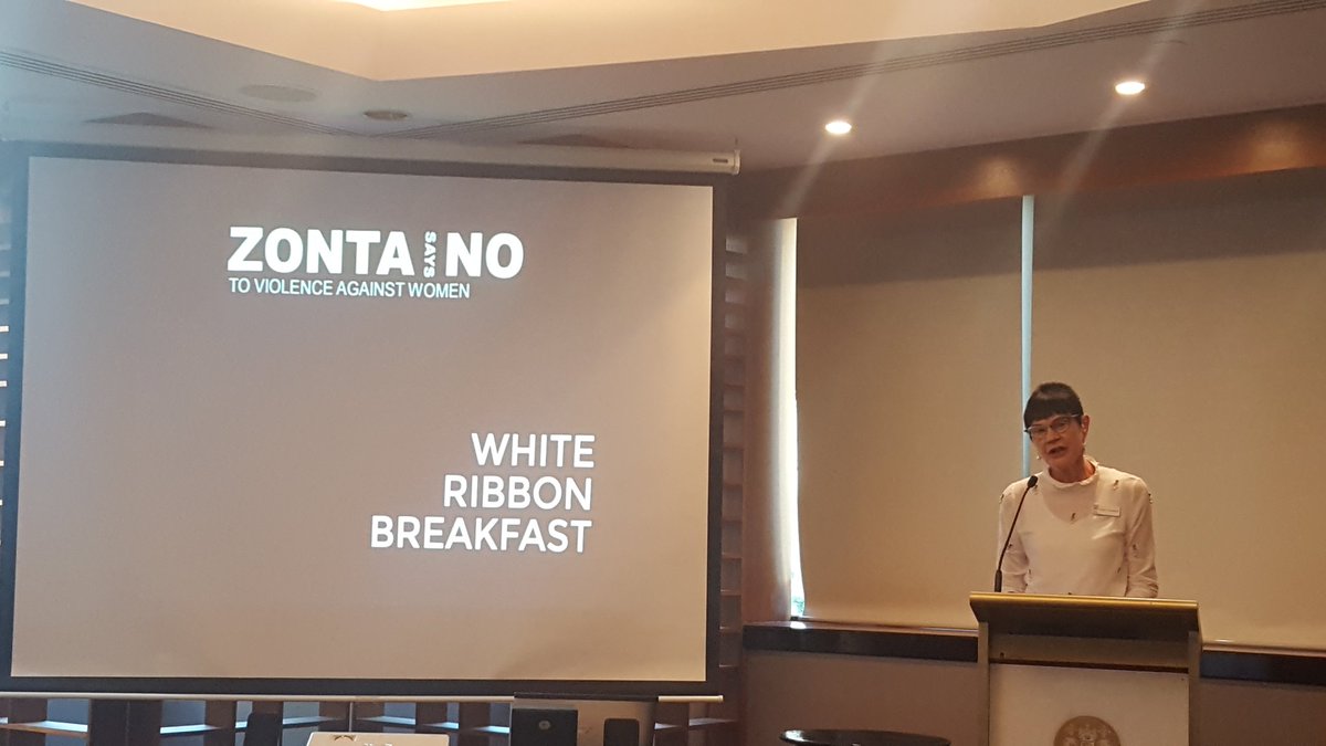 Time for our annual #WhiteRibbonDay breakfast #ZontaSaysNO to violence against women