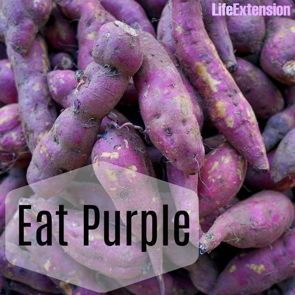 LifeExtension's tweet photo. Have you ever tried #purplepotatoes? They are more nutritious than white potatoes because of the purple pigment anthocyanin. #nutrition https://t.co/E3sSZr3QuS