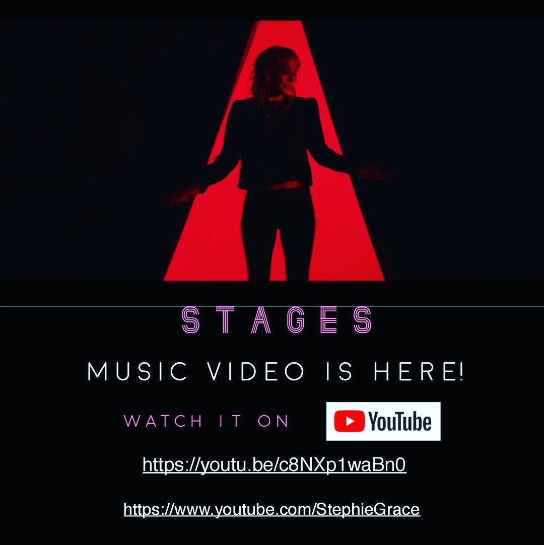 stephiejgrace's tweet photo. STAGES is here. We’re Not Meant To Do This Alone. #WNMTDTA #newmusic #musicvideo #80s #MentalHealthAwareness #love https://t.co/OwECfGaV4w https://t.co/ttk2e28LT8