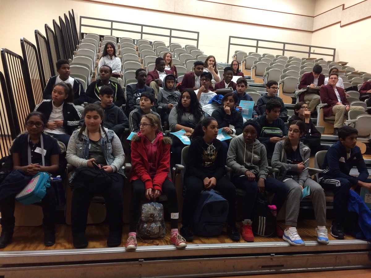 Grade 8s had a very informative trip to Cardinal Ambrozic high school yesterday