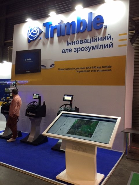 #TrimbleAg is front and center at the AgroComplex 2017 show in Ukraine this week! Come stop by and see us.
