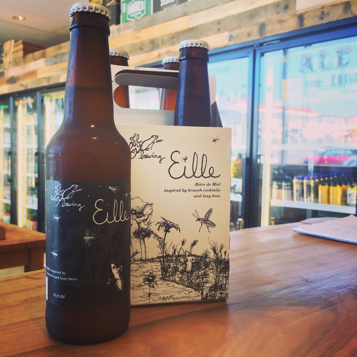 AleTalesSD's tweet photo. Another great one from IL @OffcolorBrewing #Eille 🍺 This Biere de Miel is brewed with honey, spices and lemon, inspired by brunch cocktails. https://t.co/qkrsXYx0tJ