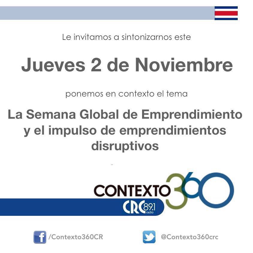 jaimemprendedor's tweet photo. Ahora en #CostaRica en el programa radial #contexto360crc hablando de #EmprendimientosDisrruptivos #NovotrainingAlMundo https://t.co/nJxTvu6mSg