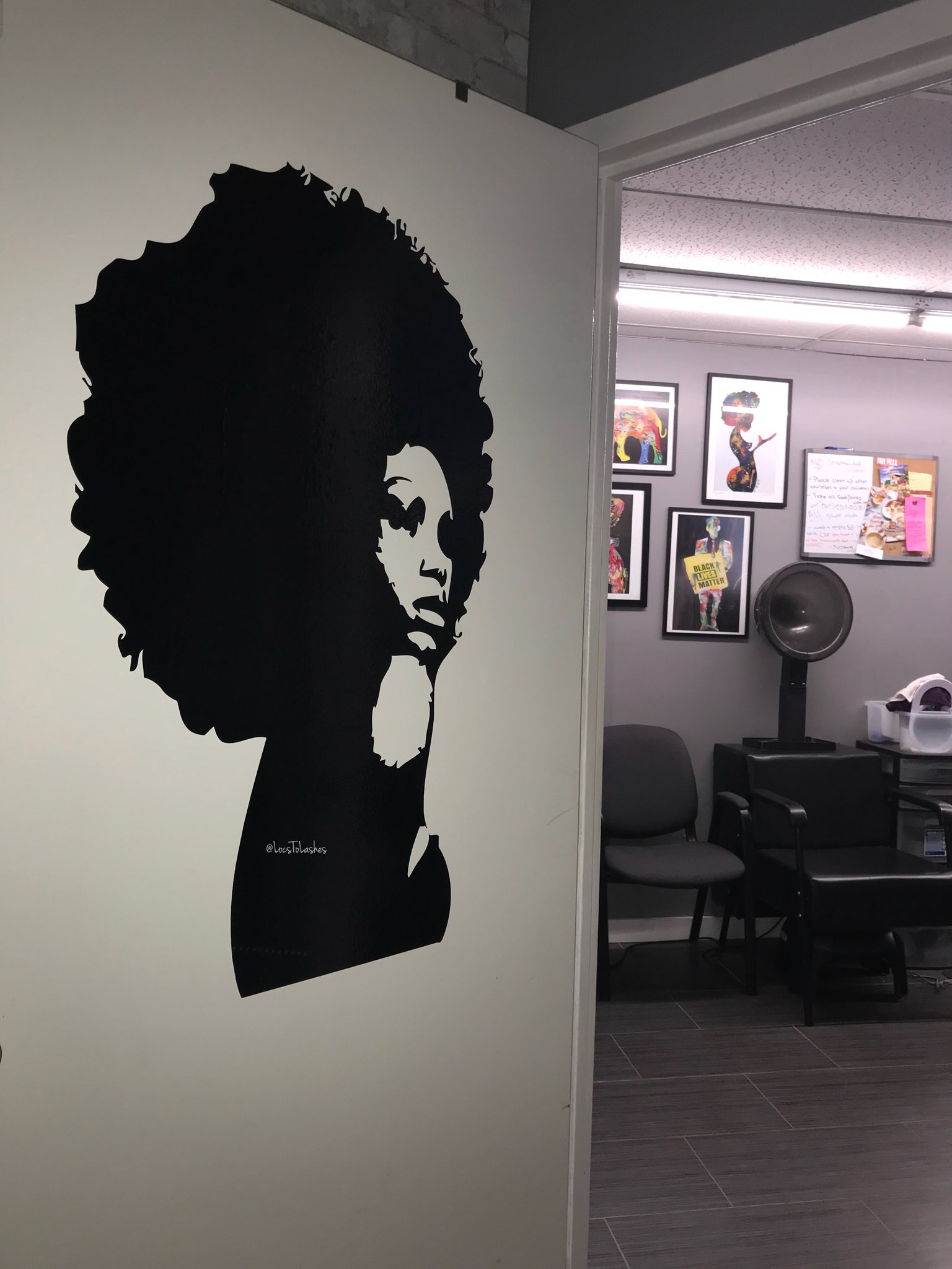 Krystina Monet on Twitter: "My view @locstolashes 🖤 🏾 https://t.co