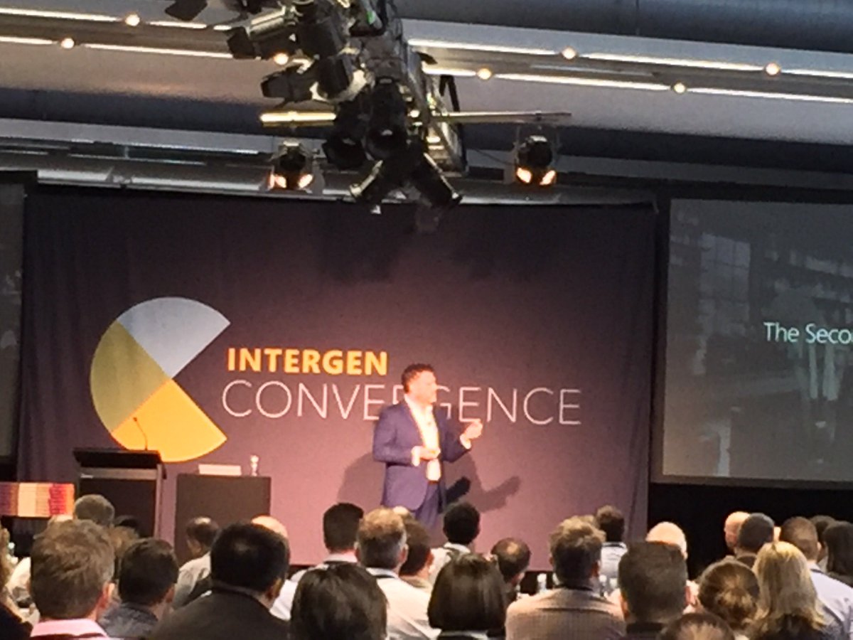 CIO_NZ's tweet photo. Every company’s a software company, think like a digital company, think of your future as a digital company @chewieroar @TeamIntergen #DX https://t.co/W88ciPmKft