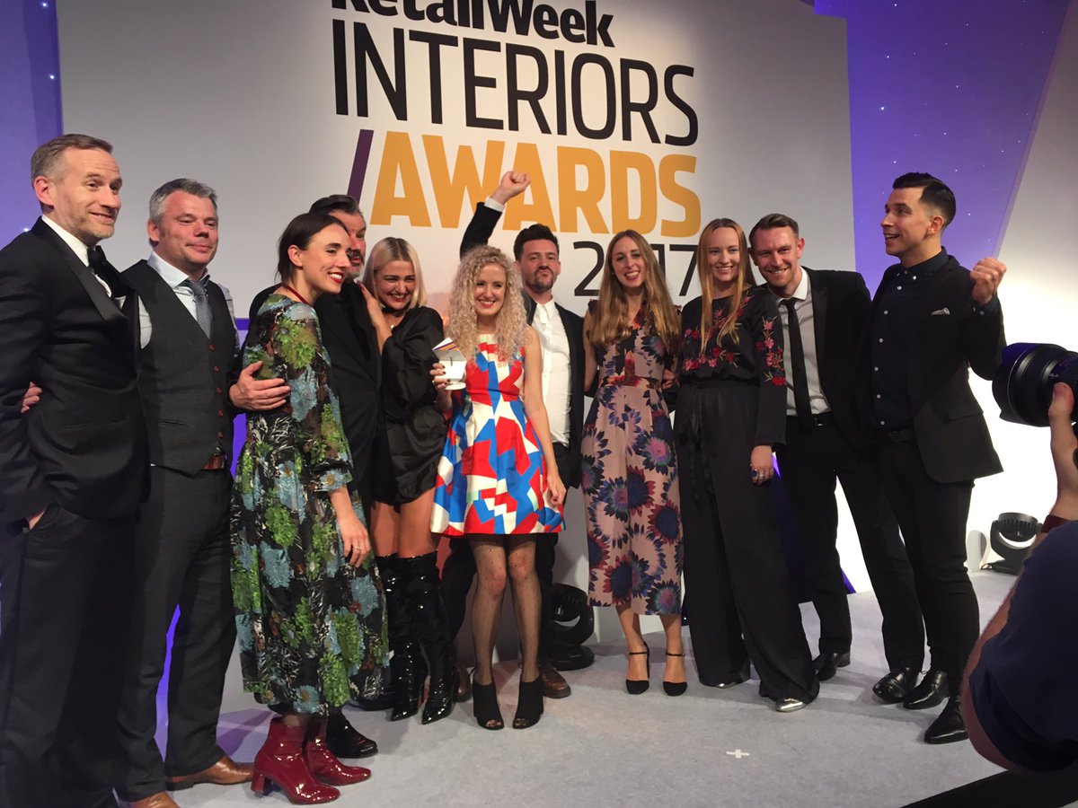 And finally, the Retail Interior of the Year Award goes to <a href="/Missguided/">Missguided</a> - A massive congratulations! #RWIAwards17