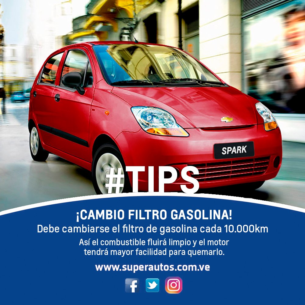 SACarabobo's tweet photo. Debe cambiar el filtro de gasolina cada 10 mil km  así el combustible fluirá limpio y el motor tendrá mayor facilidad para quemarlo https://t.co/bXVP2oPnvj